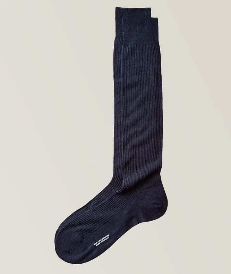 Ribbed Dress Socks