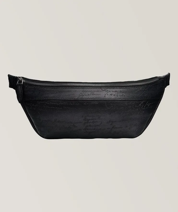 Rider Scritto Leather Belt Bag