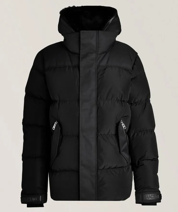 Riley Removable Bib Shearling Jacket