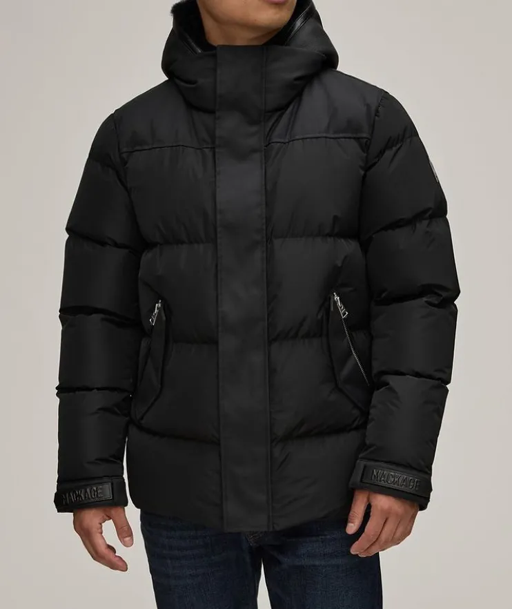 Riley Removable Bib Shearling Jacket