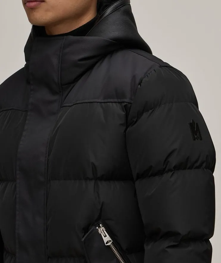 Riley Removable Bib Shearling Jacket