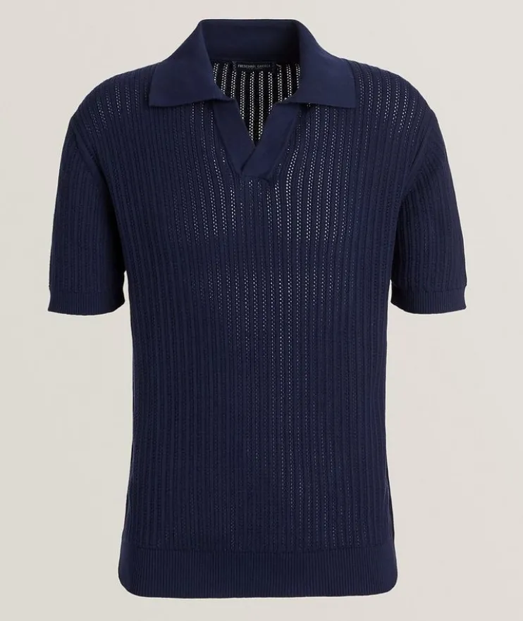 Rino RC Chain Stitch Knitted Polo