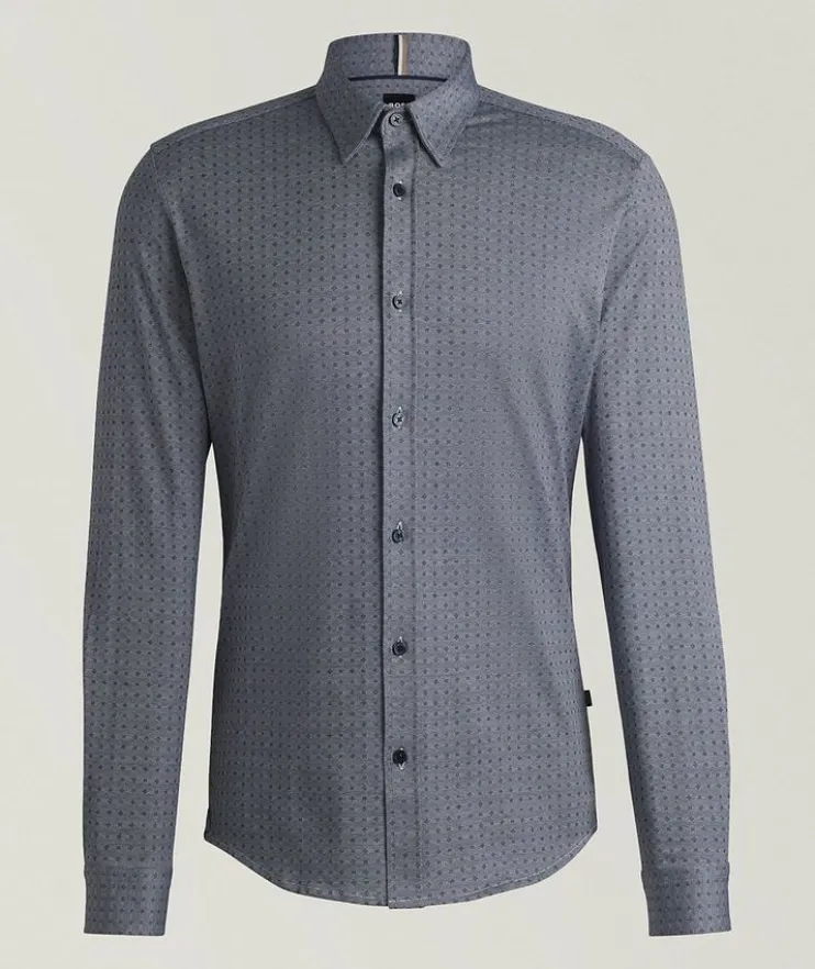 Roan Jacquard Cotton Shirt