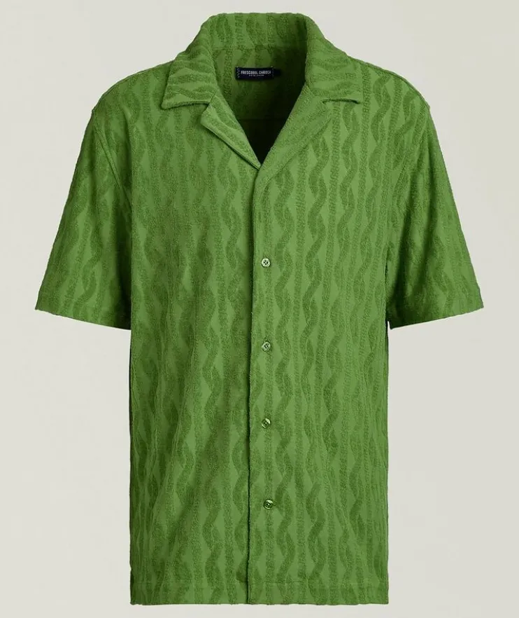 Roberto Jacquard Terry Cotton Shirt