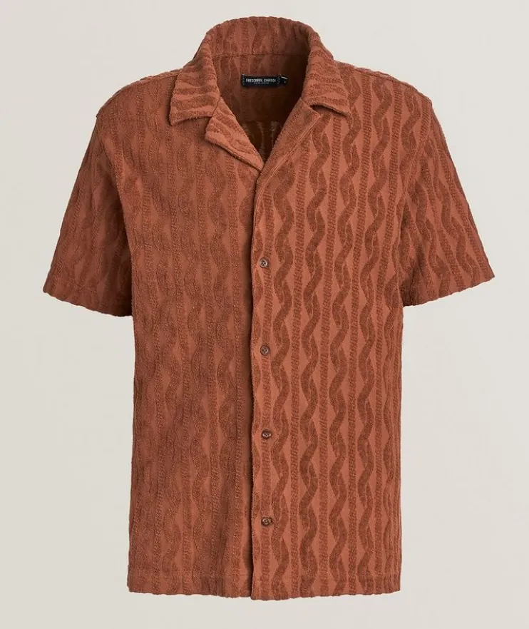 Roberto Jacquard Terry Cotton Shirt