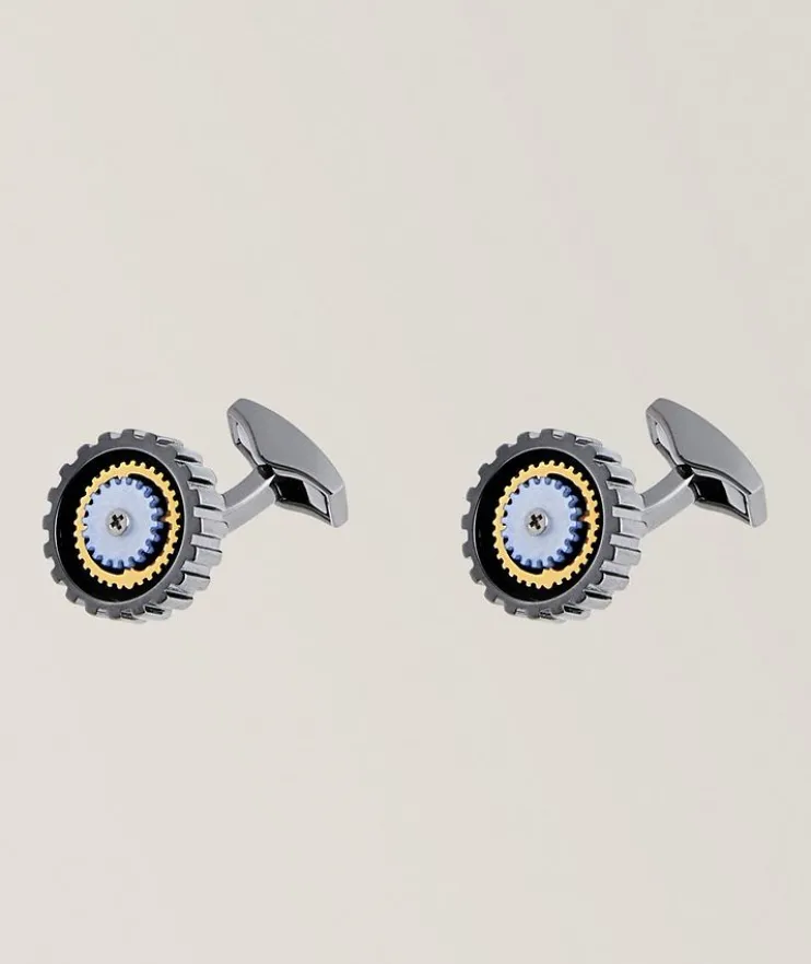 Rotare Gear Cufflinks