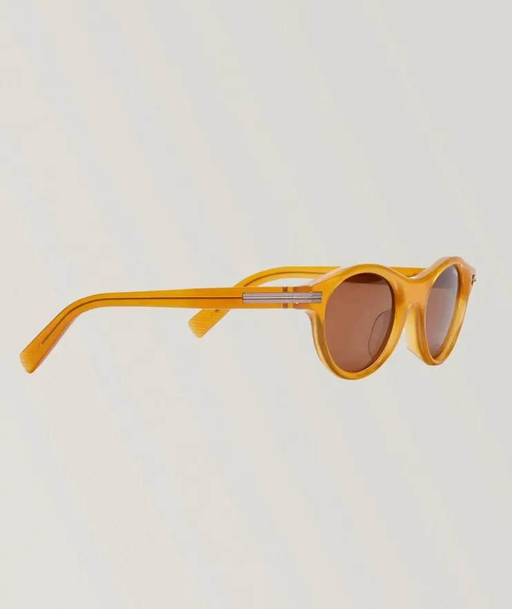 Round Acetate Sunglasses