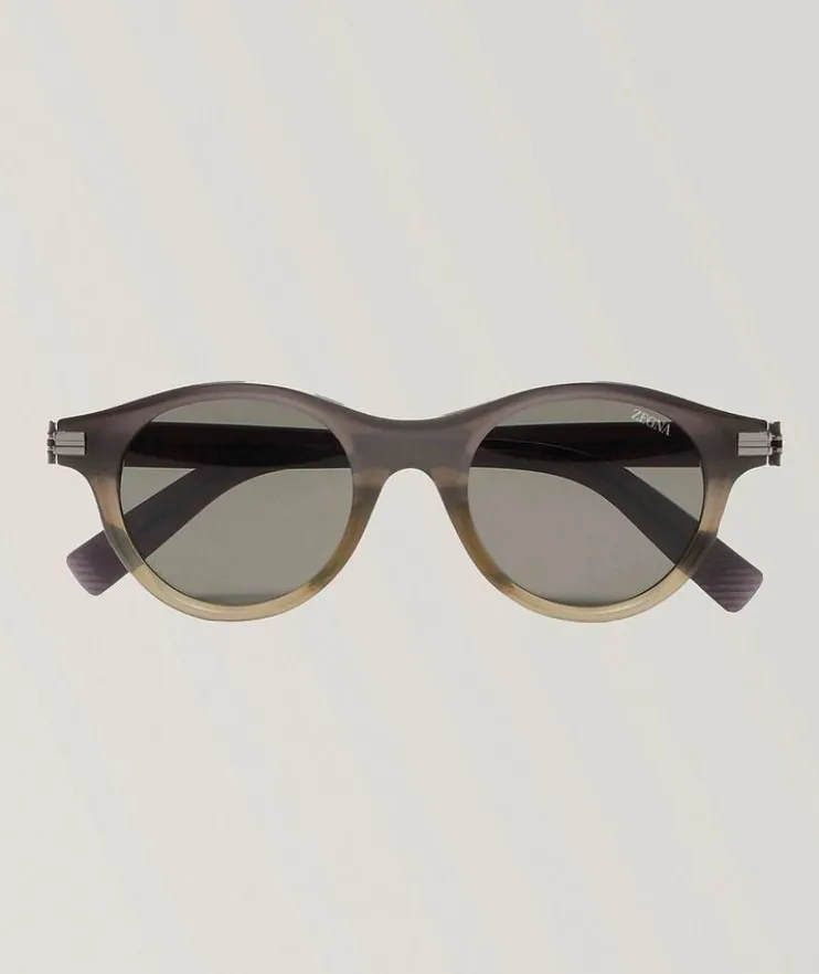 Round Acetate Sunglasses