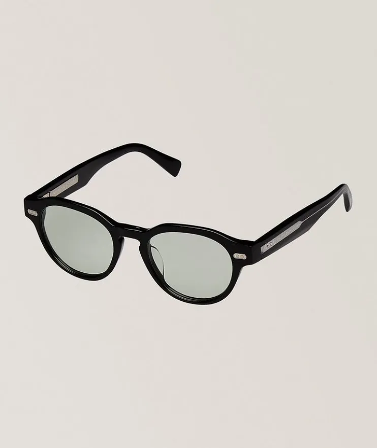 Round Acetate Sunglasses