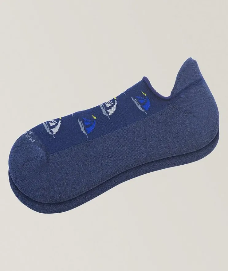 Sailboat Invisible Touch Socks