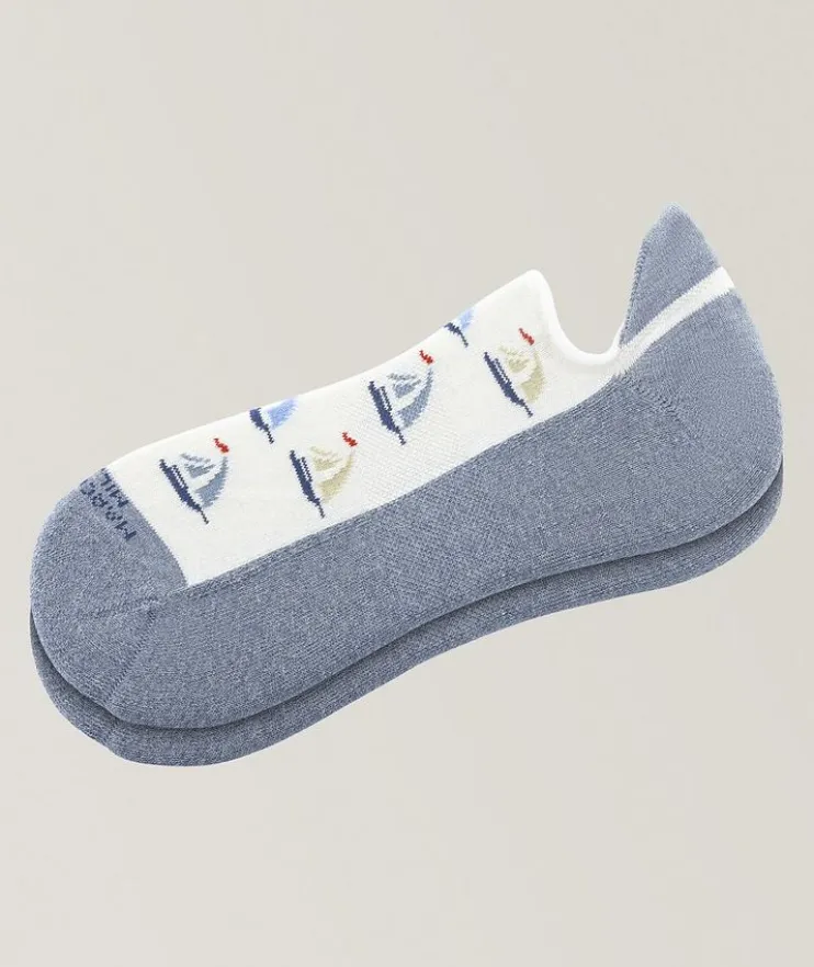 Sailboat Invisible Touch Socks