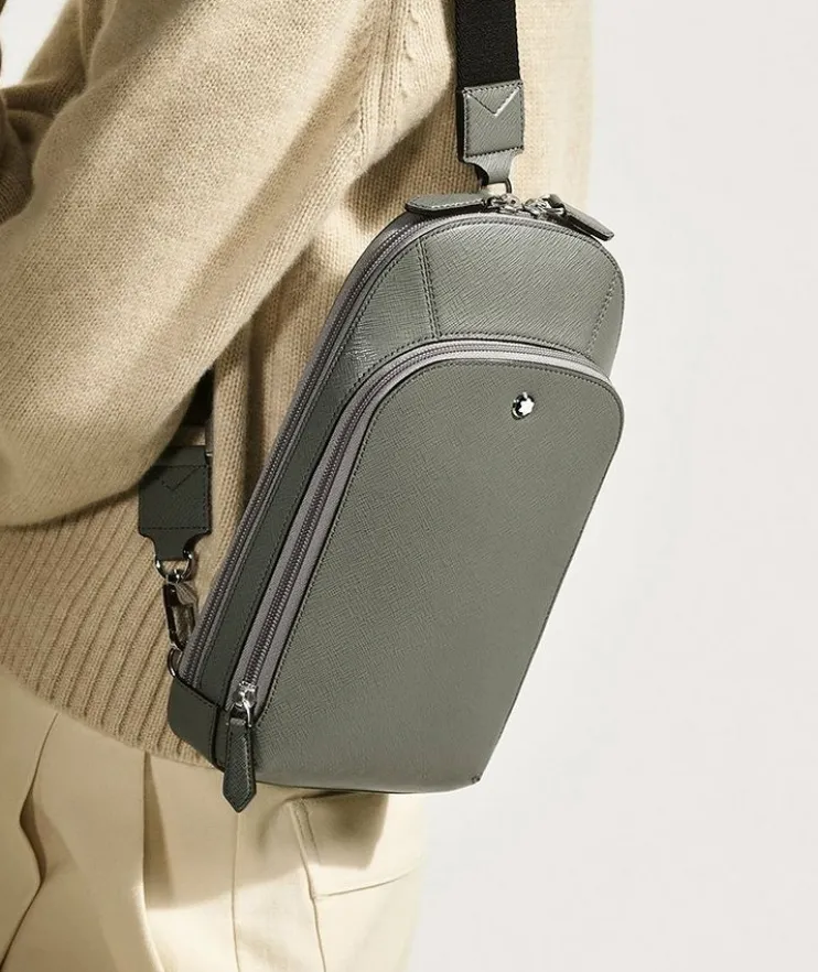 Sartorial Leather Sling Bag