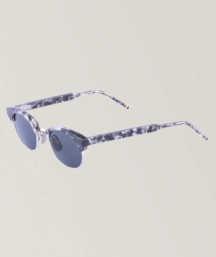 Satin Acetate & Iron Titanium Sunglasses