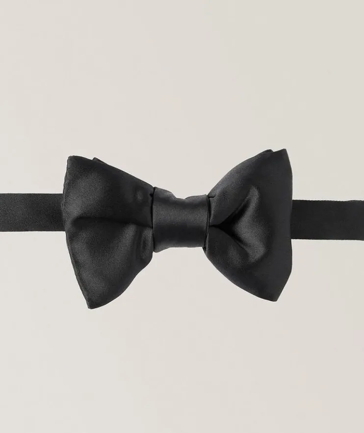 Satin Pre-Tied Bow Tie