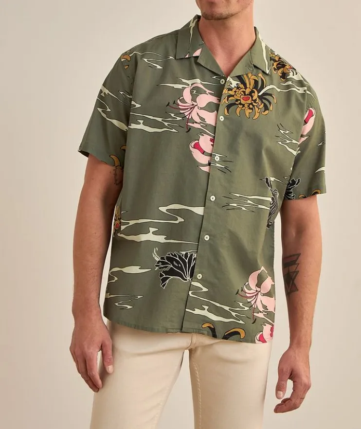 Sativa Print Camp Shirt