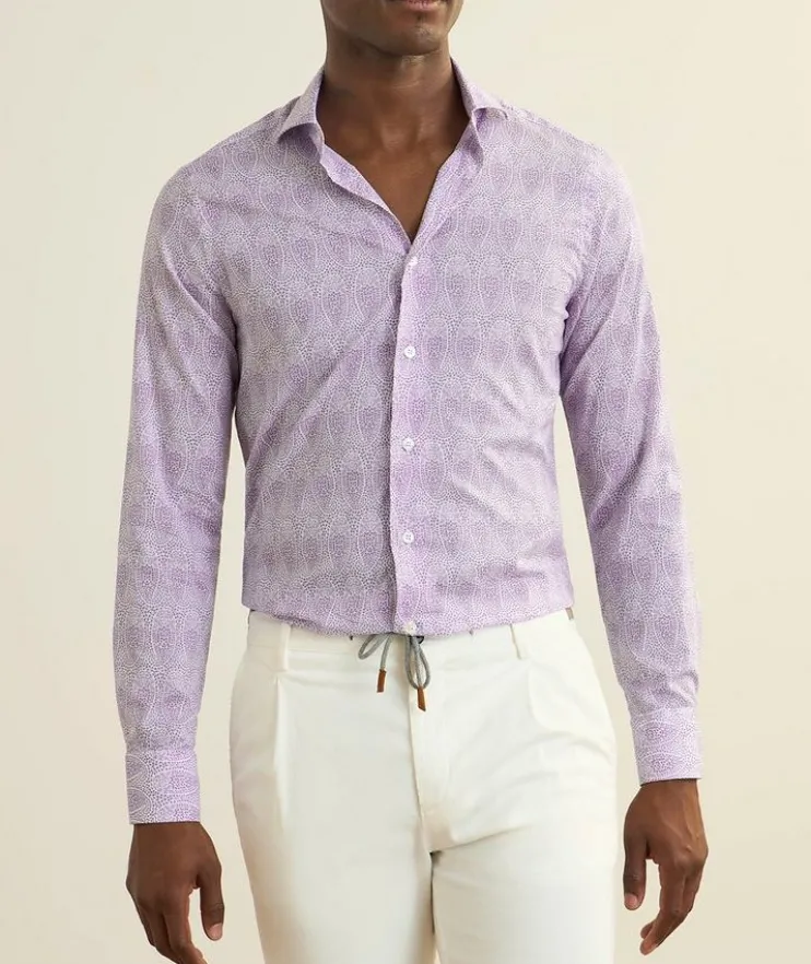 Sean Floral Cotton Voile Shirt
