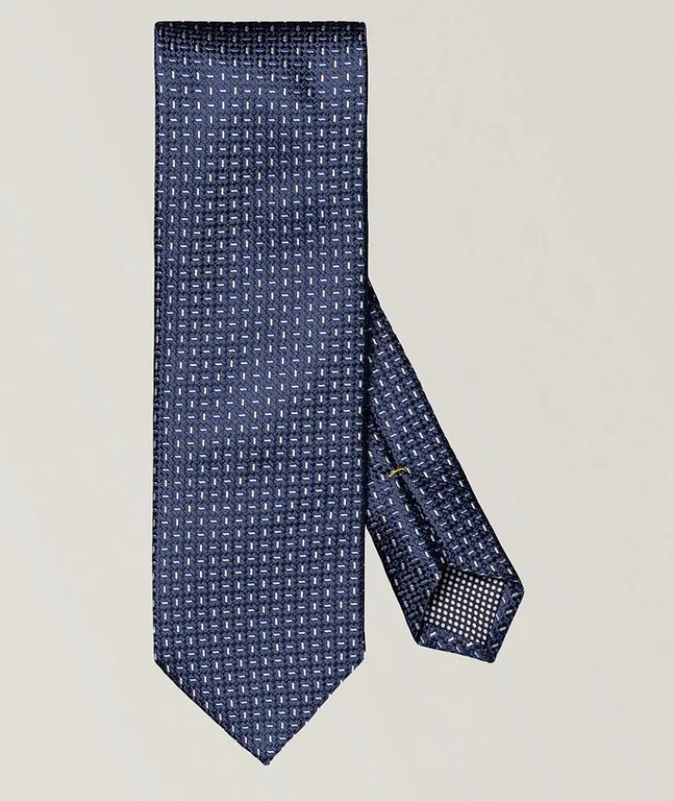 Semi Solid Woven Silk Tie