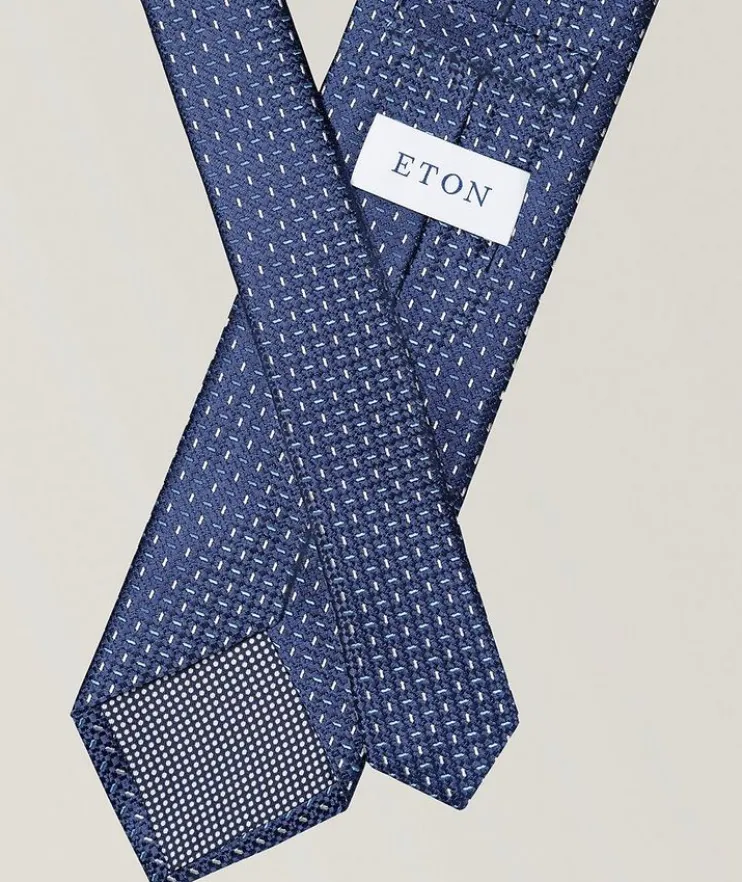 Semi Solid Woven Silk Tie