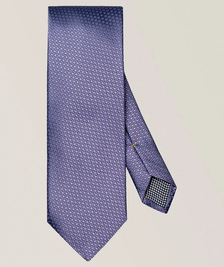 Semi-Solid Woven Silk Tie
