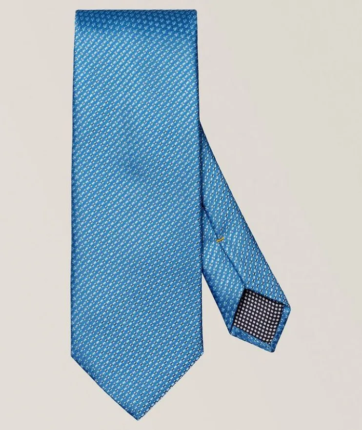 Semi-Solid Woven Silk Tie
