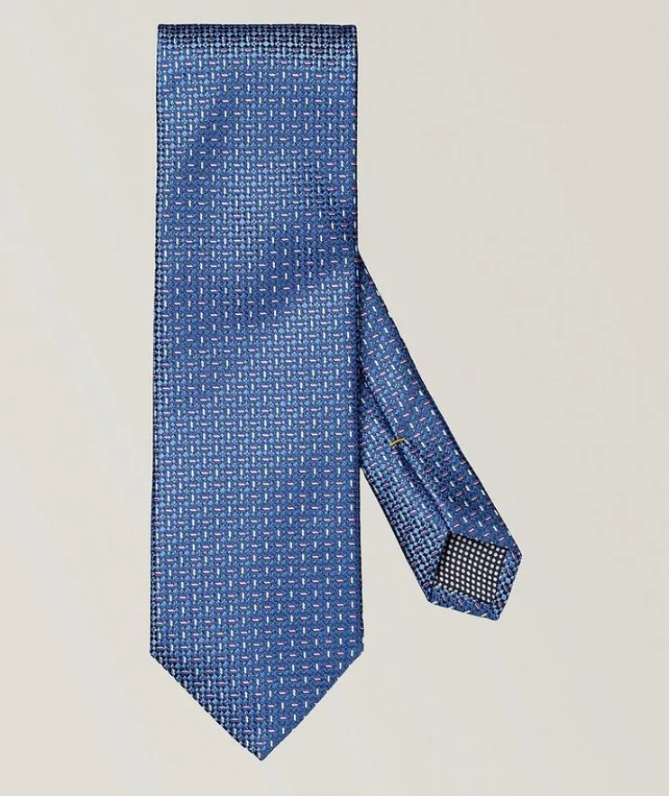 Semi-Solid Woven Silk Tie