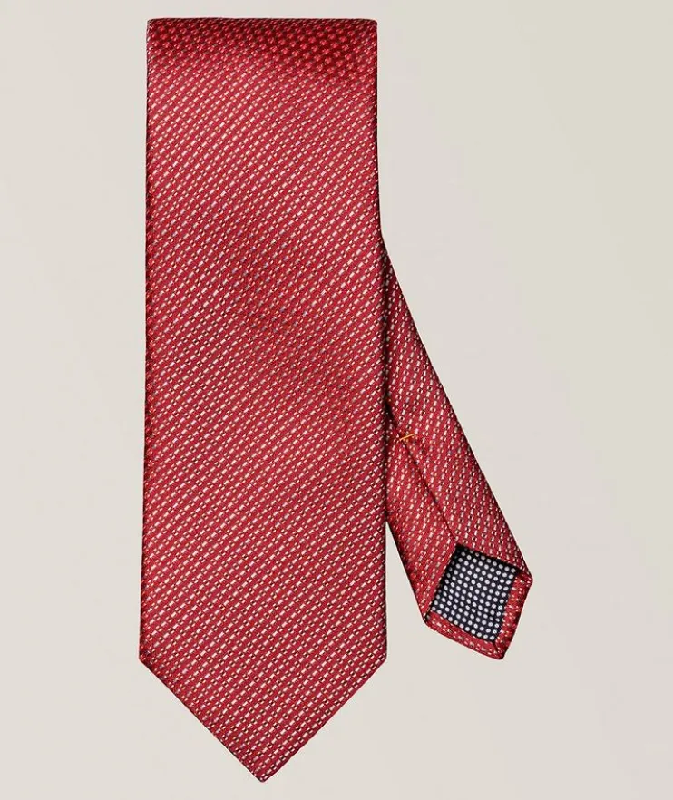 Semi-Solid Woven Silk Tie