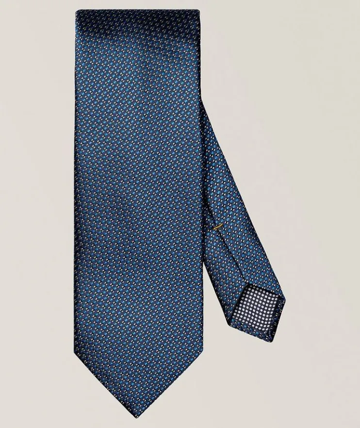 Semi-Solid Woven Silk Tie
