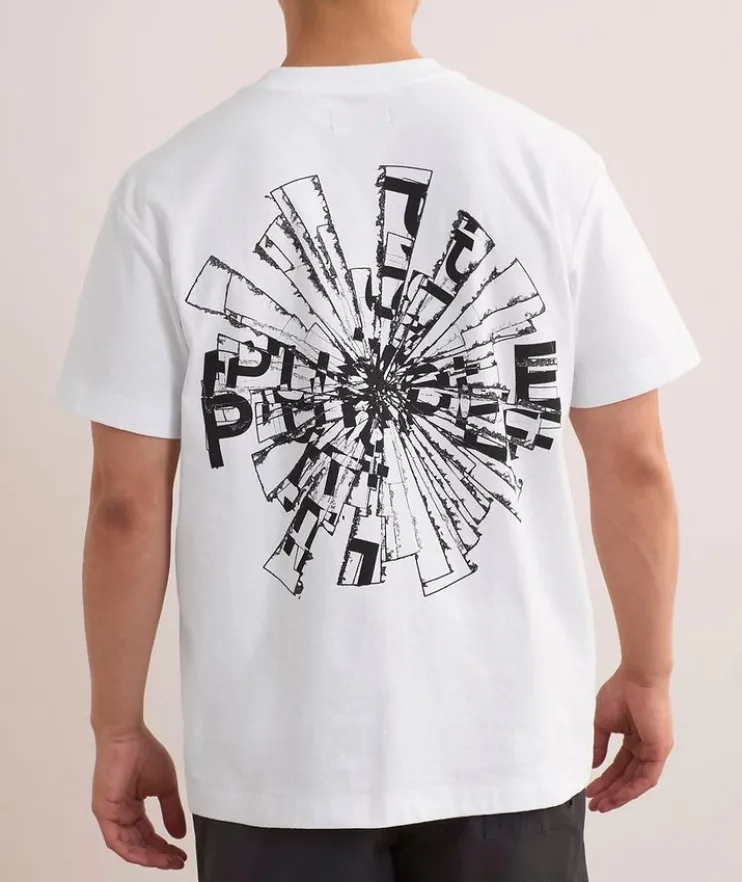 Shattered Textured Cotton T-Shirt