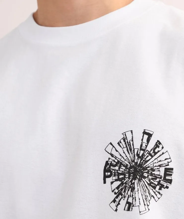 Shattered Textured Cotton T-Shirt