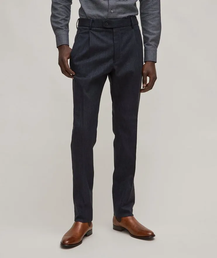 Shebha Denim Effect Cotton Pants