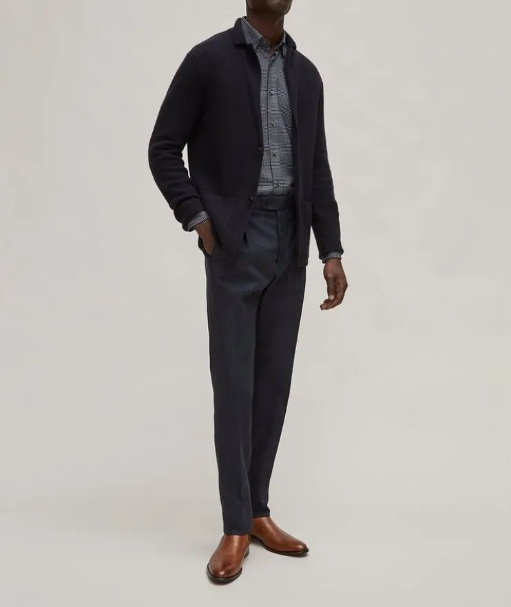 Shebha Denim Effect Cotton Pants