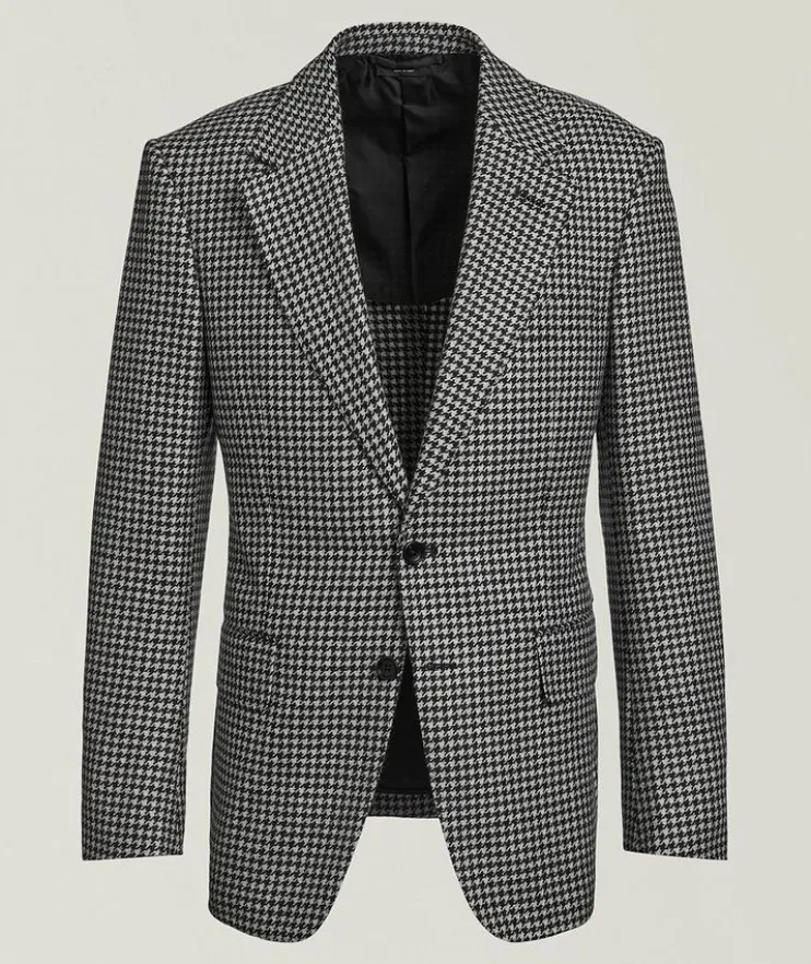 Shelton Houndstooth Wool Sport Jacket