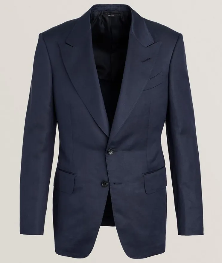 Shelton Silk-Linen Twill Sport Jacket