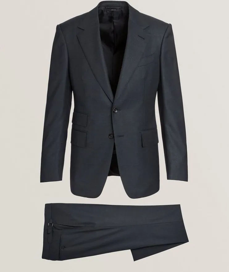 Shelton Windown Check Stretch-Wool Suit