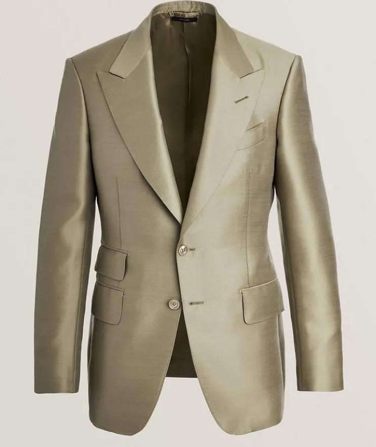 Shelton Wool-Mohair-Silk Twill Suit