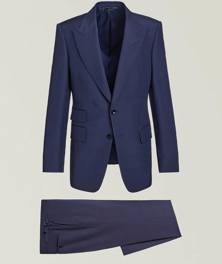 Shelton Wool-Silk Fine Barathea Suit