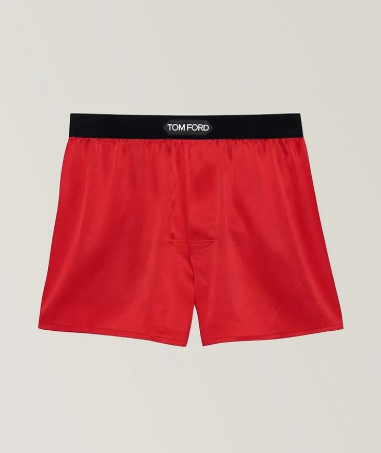 Short Stretch-Silk Boxers