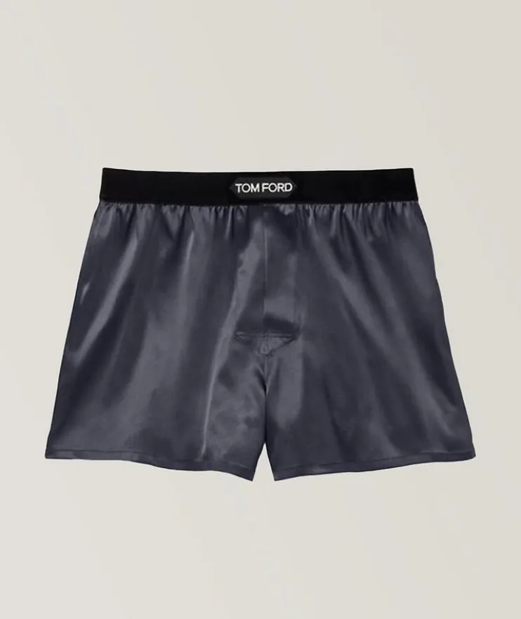 Short Stretch-Silk Boxers