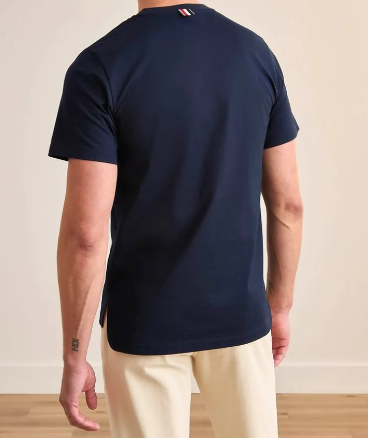 Side Slit Crewneck T-Shirt