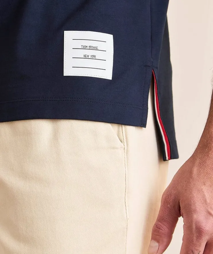 Side Slit Crewneck T-Shirt