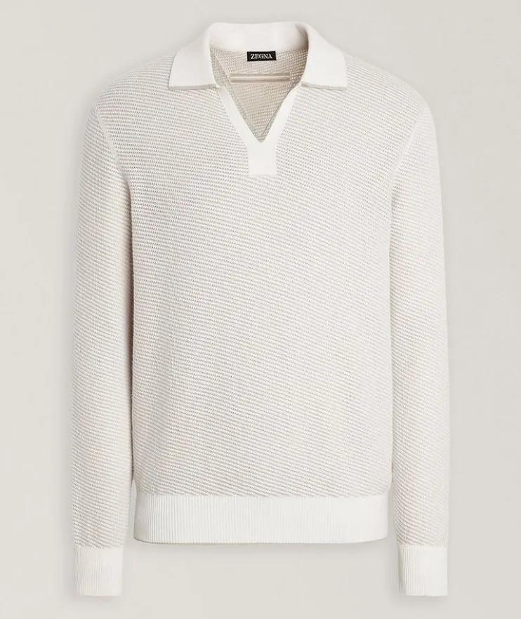 Silk & Cashmere Polo