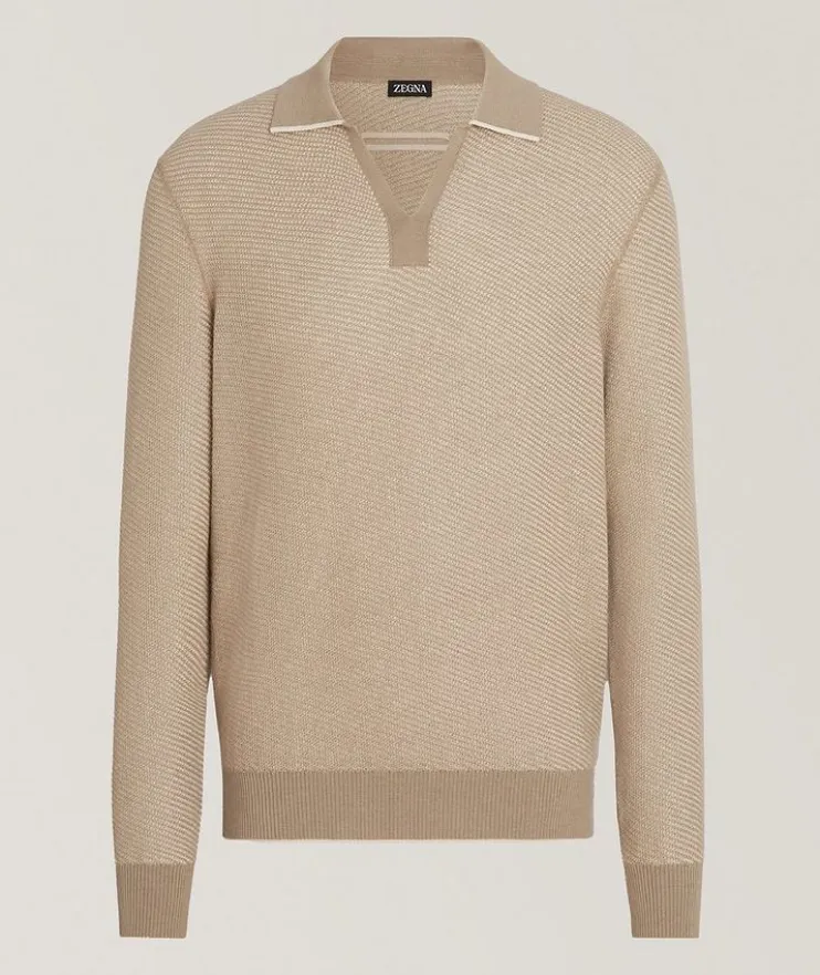 Silk & Cashmere Polo