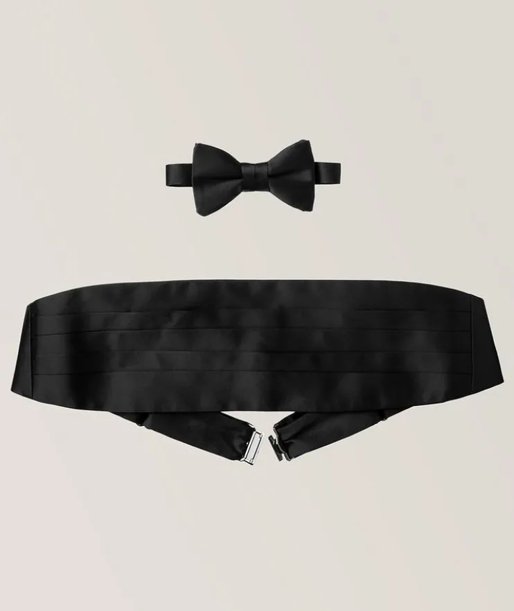 Silk Cummerbund & Bow Tie Set