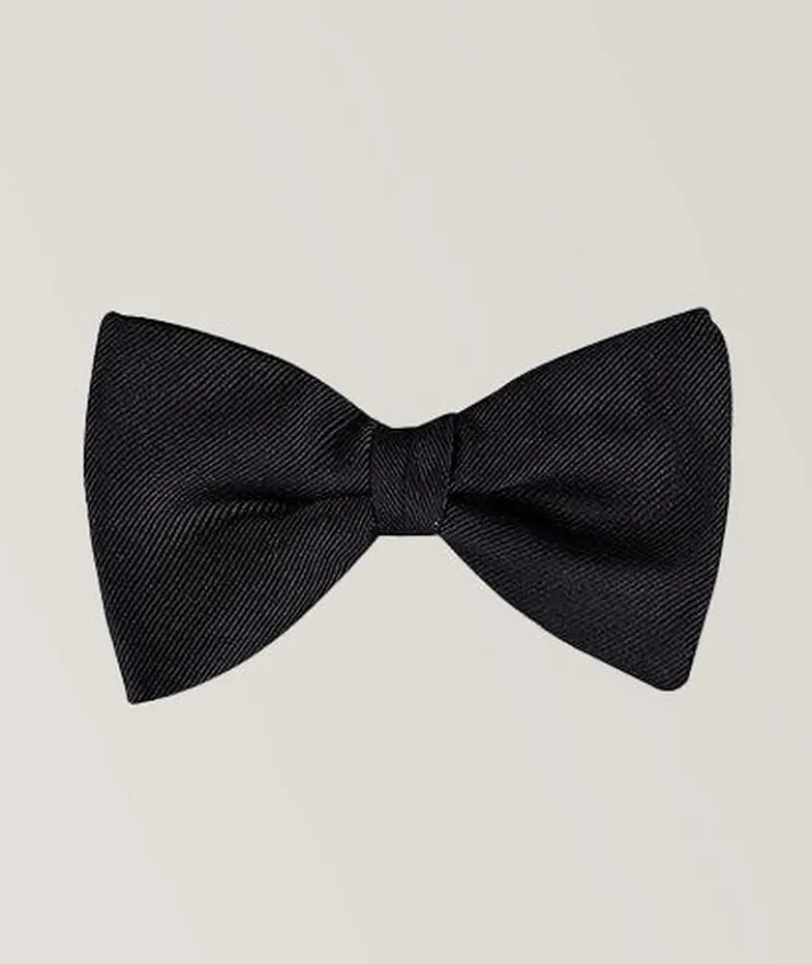 Silk Grosgrain Bow Tie