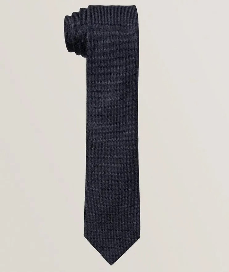 Silk, Linen & Cotton Twill Tie