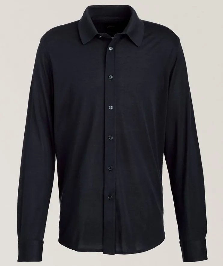 Silk Piqué Shirt