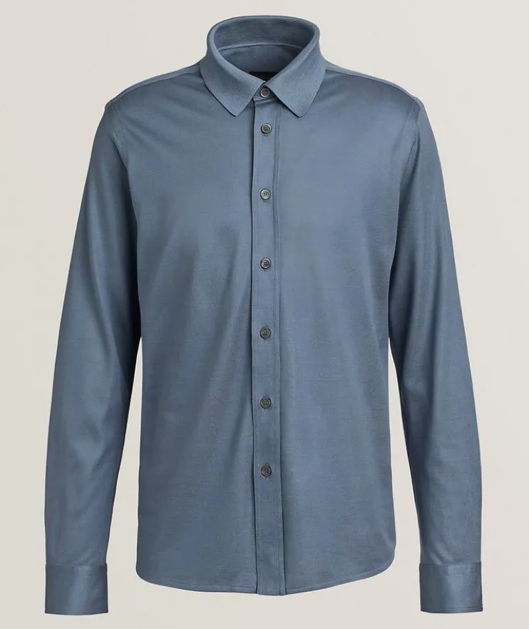 Silk Piqué Shirt