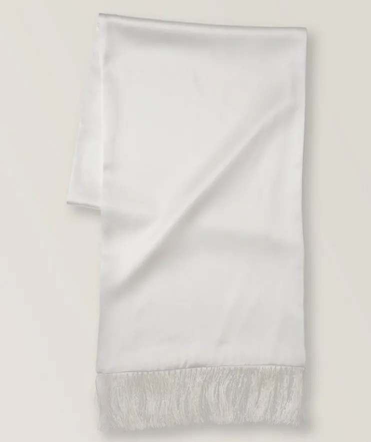 Silk Satin Formal Scarf