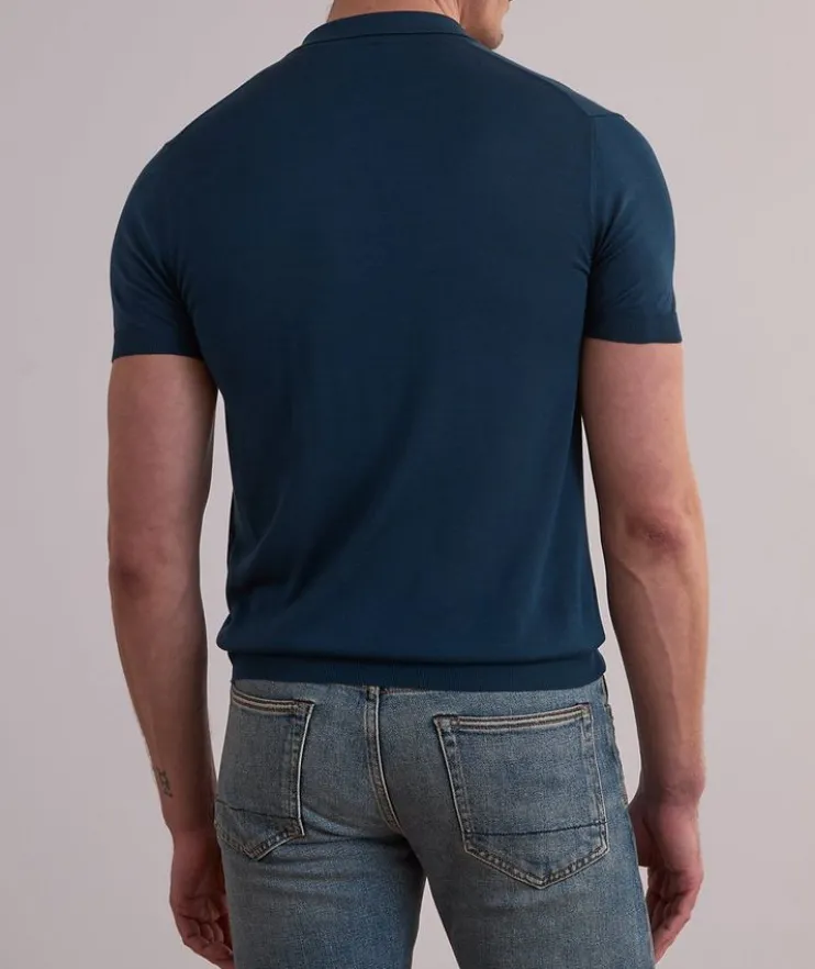 Silk-Blend Polo