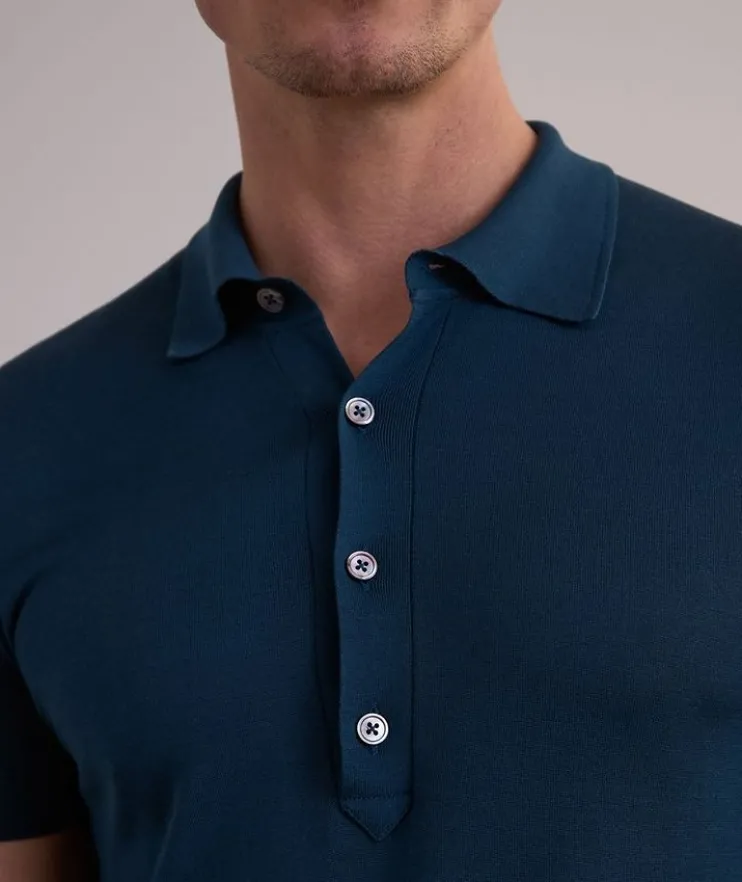 Silk-Blend Polo